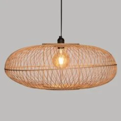 ATMOSPHERA Suspension Bambou Loren D60 Cm - Naturel -OSRAM || Philips || Bosch Soldes atmosphera suspension bambou loren d60 cm naturel 3560237586205 1005493