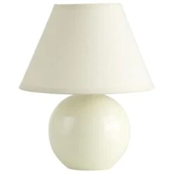 BRILLIANT Lampe A Poser/chevet Prime Hauteur 23 Cm Ø20 Cm E14 40W Beige