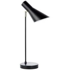 BRILLIANT Lampe A Poser Métal Antonius - E27 1x25W - H 30 X Ø 16,5 Cm - Noir Dépoli Et Laiton -OSRAM || Philips || Bosch Soldes brilliant lampe a poser metal antonius e27 1x25w h 30 x 16 5 cm noir depoli et laiton 4004353363818 515942