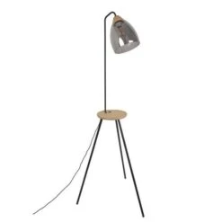 COREP Lampadaire En Métal Et Verre USB TRAY