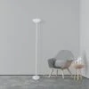 COREP Lampadaire En Métal Halogene - Ø24 Cm - Blanc -OSRAM || Philips || Bosch Soldes corep lampadaire en metal halogene 24 cm blanc 3188000756503 661369
