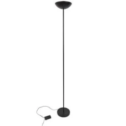 COREP Lampadaire En Métal Halogene - Ø24 Cm - Noir