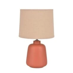 COREP Lampe En Céramique Mate Paros Terracot - E27 / 40W