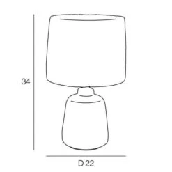 COREP Lampe En Céramique Mate Paros Terracot - E27 / 40W -OSRAM || Philips || Bosch Soldes corep lampe en ceramique mate paros terracot e27 40w 3188000768834 661361