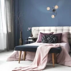 COREP Plafonnier Contemporain 3 Lumieres - Métal - Ø 47 Cm - Chrome -OSRAM || Philips || Bosch Soldes corep plafonnier contemporain 3 lumieres metal 47 cm chrome 3188000731845 710014