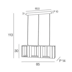 COREP Suspension 3L Boite Bois Vancouver -OSRAM || Philips || Bosch Soldes corep suspension 3l boite bois vancouver 3188000751416 661337