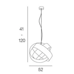 COREP Suspension En Métal Ring - Ø 52 Cm - H 41 Cm - 40 W - Champagne -OSRAM || Philips || Bosch Soldes corep suspension en metal ring 52 cm h 41 cm 40 w champagne 3188000756428 566519