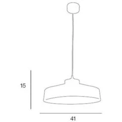 COREP Suspension Industrielle - Métal Peint - Ø 41 Cm - Pétrole -OSRAM || Philips || Bosch Soldes corep suspension industrielle metal peint 41 cm petrole 3188000761088 729017