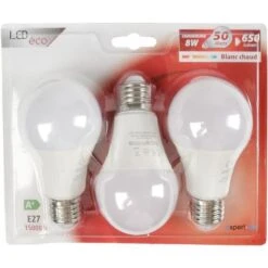 EXPERT LINE AMPOULE LED BLANC CHAUD Standard - Lot De 3/8 W. 640 Lm. E27. A60. -OSRAM || Philips || Bosch Soldes expert line ampoule led blanc chaud standard lot de 3 8 w 640 lm e27 a60 3219514946552 735504