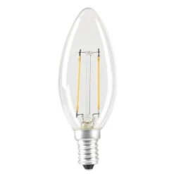 EXPERT LINE Ampoule LED E14 SMD A Filament 2 W équivalent A 24 W Blanc Chaud