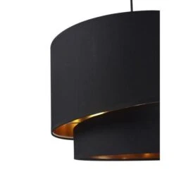 ID Suspension Double Asymétrique SHIRA 2 - Noir Et Doré - 40 X 25cm -OSRAM || Philips || Bosch Soldes id suspension double asymetrique shira 2 noir et dore 40 x 25cm 761915