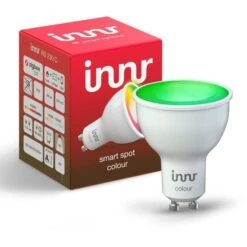 INNR Ampoule Connectée GU10 - ZigBee 3.0 Multicolor + Blanc Réglable - 1800 A 6500K Intensité Réglable.