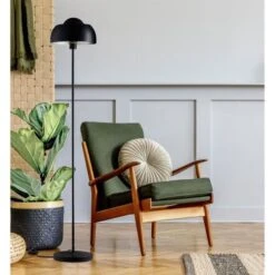 INTERNATIONAL DESIGN Lampadaire Dome En Métal - Noir - 29x160 Cm -OSRAM || Philips || Bosch Soldes international design lampadaire dome en metal noir 29x160 cm 3248116420306 1138456