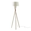 INTERNATIONAL DESIGN Lampadaire Maud Tripode - Tissu Pied Bois - Blanc -OSRAM || Philips || Bosch Soldes international design lampadaire maud tripode tissu pied bois blanc 3248116428036 1133558
