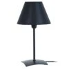 KOLA Lampe De Chevet Acier 16x16x29 Cm - Noir