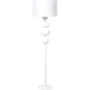 Lampadaire Design Résine Blanc Laqué Venzia H 186 Cm