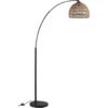 Lampadaire Arc Avec Abat Jour Papier Effet Rotin Naturel 170 Cm -OSRAM || Philips || Bosch Soldes lampadaire 26750no arc beige 3248116750304 590344