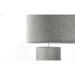 Lampadaire 3 Branches Tissu Gris Et Pied Métal Argenté Atelis -OSRAM || Philips || Bosch Soldes lampadaire 3 branches tissu gris et pied metal argente satellite 3327480054604 558053