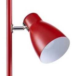 Lampadaire 3 Lumières Métal Rouge Mikie -OSRAM || Philips || Bosch Soldes lampadaire 3 lumieres metal rouge kim 3248116653360 413358