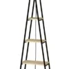 Lampadaire 4 étagères Tissu Jaune Et Bois Anthracite Et Chêne Clair Kasper 165 Cm -OSRAM || Philips || Bosch Soldes lampadaire 4 etageres tissu jaune et bois anthracite et chene clair kasper 165 cm 8681875521030 1521479