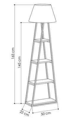 Lampadaire 4 étagères Tissu Jaune Et Bois Anthracite Kasper 165 Cm -OSRAM || Philips || Bosch Soldes lampadaire 4 etageres tissu jaune et bois anthracite kasper 165 cm 8681875520958 1521450