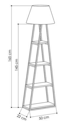 Lampadaire 4 étagères Tissu Marron Et Bois Anthracite Kasper 165 Cm -OSRAM || Philips || Bosch Soldes lampadaire 4 etageres tissu marron et bois anthracite kasper 165 cm 8681875520934 1521442