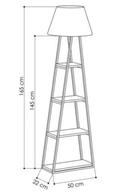 Lampadaire 4 étagères Tissu Noir Et Bois Anthracite Et Taupe Kasper 165 Cm -OSRAM || Philips || Bosch Soldes lampadaire 4 etageres tissu noir et bois anthracite et taupe kasper 165 cm 8681875521009 1521454