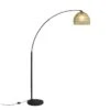 Lampadaire Arc Aspect Rotin Hauteur 170cm - E27 - 40 W - Noir -OSRAM || Philips || Bosch Soldes lampadaire arc aspect rotin hauteur 170cm e27 40 w noir 3248116750304 597837