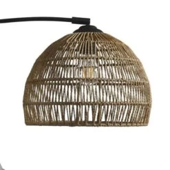 Lampadaire Arc Aspect Rotin Hauteur 170cm - E27 - 40 W - Noir -OSRAM || Philips || Bosch Soldes lampadaire arc aspect rotin hauteur 170cm e27 40 w noir 3248116750304 597840