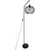 Lampadaire Arc Metal Emie - Noir - H 157 Cm