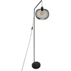 Lampadaire Arc Metal Emie - Noir - H 157 Cm