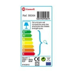 Lampadaire Cloche E27 23 W 150 Cm Gris -OSRAM || Philips || Bosch Soldes lampadaire cloche e27 23 w 150 cm gris 5603950950644 565243