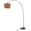 Lampadaire Cordelette Beige Et Pied Métal Noir Cintee -OSRAM || Philips || Bosch Soldes lampadaire cordelette beige et pied metal noir cintee 5400924016166 372209