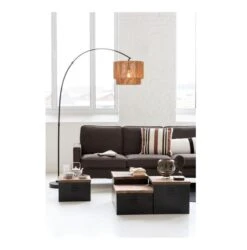 Lampadaire Cordelette Beige Et Pied Métal Noir Cintee -OSRAM || Philips || Bosch Soldes lampadaire cordelette beige et pied metal noir cintee 5400924016166 372213