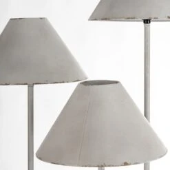 Lampadaire En Fer Gris Patine Aadil -OSRAM || Philips || Bosch Soldes lampadaire en fer gris patine aadil 196222