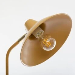 Lampadaire En Métal - E27 - 25 W - H. 155 Cm - Ocre -OSRAM || Philips || Bosch Soldes lampadaire en metal e27 25 w h 155 cm ocre 3560238704837 565236