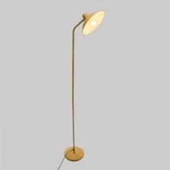 Lampadaire En Métal - E27 - 25 W - H. 155 Cm - Ocre -OSRAM || Philips || Bosch Soldes lampadaire en metal e27 25 w h 155 cm ocre 3560238704837 565237