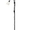 Lampadaire Liseuse Abat Jour Métal Noir Betty H 176 Cm