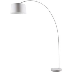 Lampadaire Métal Blanc Eniah 120 Cm