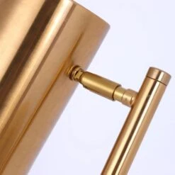 Lampadaire Métal Brossé Doré Nonatri -OSRAM || Philips || Bosch Soldes lampadaire metal brosse dore trianon 3327480054437 558245