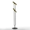 Lampadaire Métal Doré Et Pied Noir Egaly H 120 Cm -OSRAM || Philips || Bosch Soldes lampadaire metal dore et pied noir 8435471820161 239569