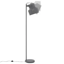 Lampadaire Métal Gris E27 -OSRAM || Philips || Bosch Soldes lampadaire metal gris e27 3666722531481 549832