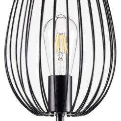 Lampadaire Métal Noir Cuchi -OSRAM || Philips || Bosch Soldes lampadaire metal noir maddy 3248116250309 557208