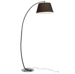 Lampadaire Pied Arrondi Métal Noir Winno -OSRAM || Philips || Bosch Soldes lampadaire pied arrondi metal noir winno 5415203853349 370705