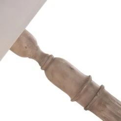 Lampadaire Provençal Bois Massif Clair Et Résine Blanc Liana -OSRAM || Philips || Bosch Soldes lampadaire provencal bois massif clair et resine blanc liana 196149