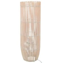 Lampadaire Sur Pied Osier Blanc 84 Cm E27
