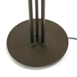 Lampadaire Tissu Blanc Et Pied Métal Marron Foncé Paldi H 165 Cm -OSRAM || Philips || Bosch Soldes lampadaire tissu blanc et pied metal marron fonce 8435471835394 575772