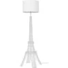 Lampadaire Tissu Et Pied Métal Blanc Eiffel Torre -OSRAM || Philips || Bosch Soldes lampadaire tissu et pied metal blanc eiffel eiffel 3248116507038 413371