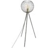 Lampadaire Trépied Metal - Alya - Noir Et Doré - H 119 Cm -OSRAM || Philips || Bosch Soldes lampadaire trepied metal alya noir et dore h 119 cm 3560233817839 779409