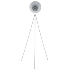 Lampadaire Trépied Métal Blanc E27 -OSRAM || Philips || Bosch Soldes lampadaire trepied metal blanc e27 3666722531474 549850